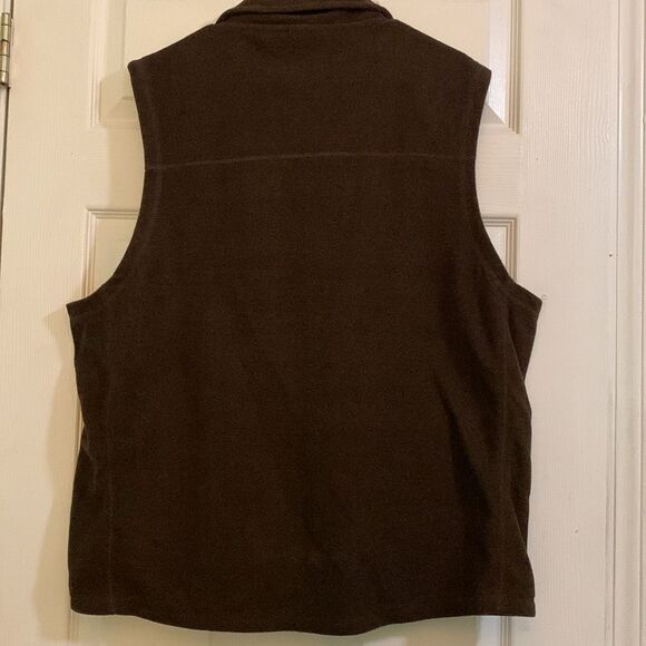 Stillwater Supply Co. Brown Ottoman Fleece Vest Zipper Front Size XL - Picture 3 of 3